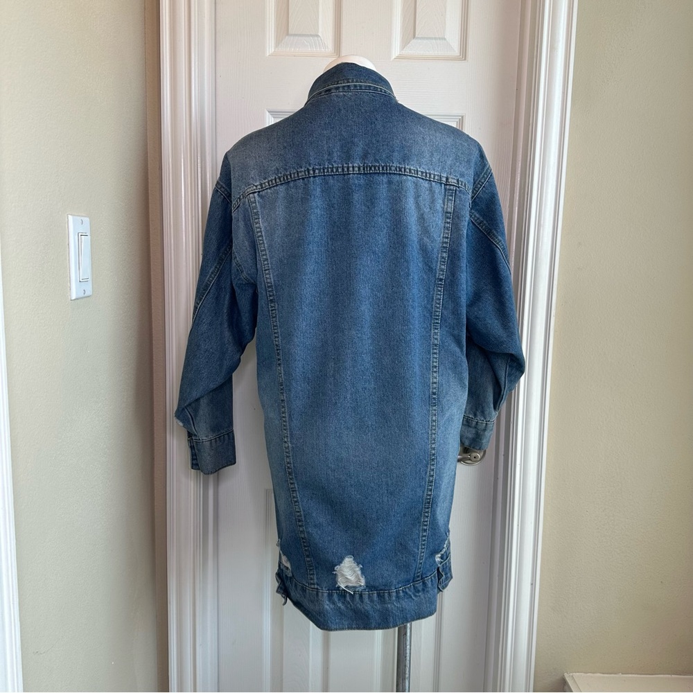 Long Denim Jacket - image 4